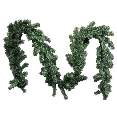 ADLMIRED BY NATURE Admired by Nature GXW9812-NATURAL 9 ft. x 10 in. Canadian Christmas Pine Garland 180 Tips GXW9812-NATURAL